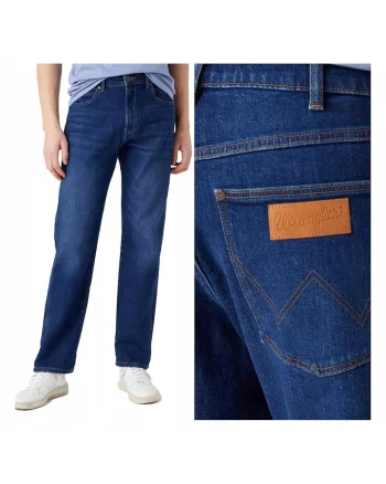 Blugi Barbati,  Frontier, W31-L30 USA, Albastru, Bumbac, Design Clasic Casual, Ideal Pentru Uz Zilnic, Material Premium Confortabil, Aspect Denim Modern, 5 Buzunare, Fermoar