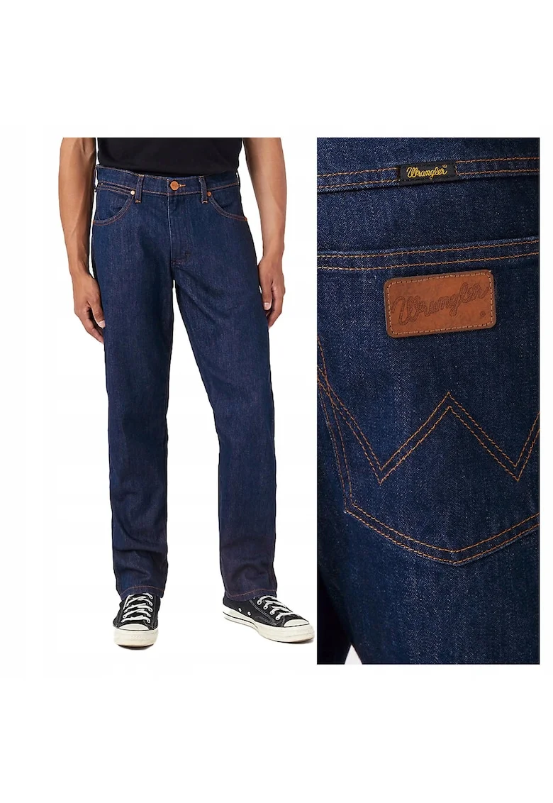 Blugi Barbati,  Frontier, W31-L34 USA, Albastru, Bumbac, Design Clasic Casual, Ideal Pentru Uz Zilnic, Material Premium Confortabil, Aspect Denim Modern, 5 Buzunare, Fermoar