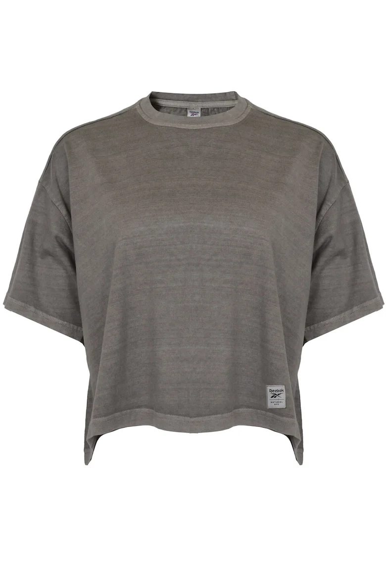 Tricou Cropped  Dama CL RBK ND, Gri, 100% Bumbac, Gri