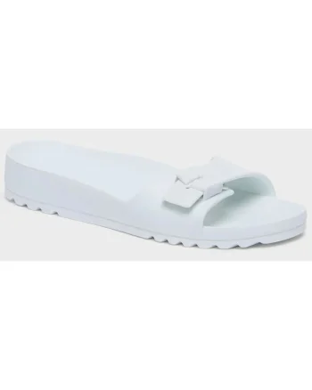 Slapi de dama  BAHIA 1 STRAP negru ALB, Alb