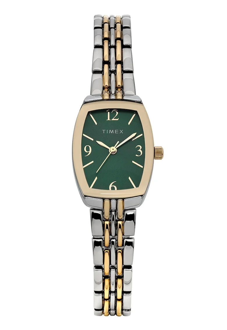Ceas cu bratar in doua nuante Trend Charlotte 21 mm, Argintiu/Auriu