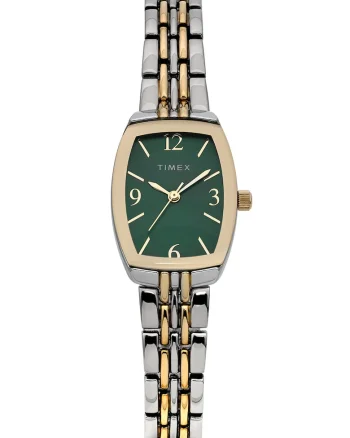 Ceas cu bratar in doua nuante Trend Charlotte 21 mm, Argintiu/Auriu