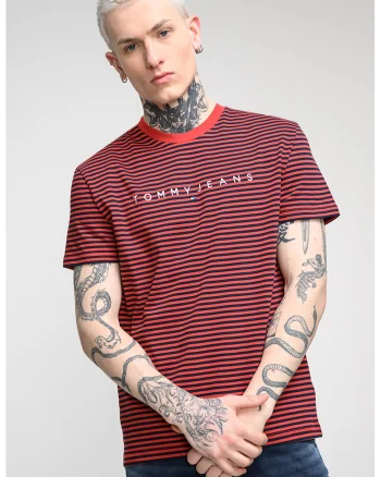Tricou de bumbac, Rosu/Bleumarin