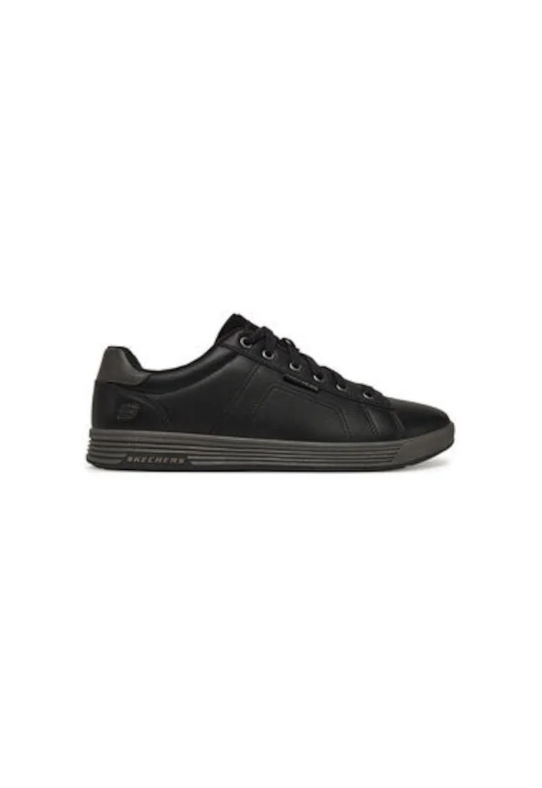 Pantofi sport barbati, 210946,  Piele ecologica, 45.5 EU, Negru