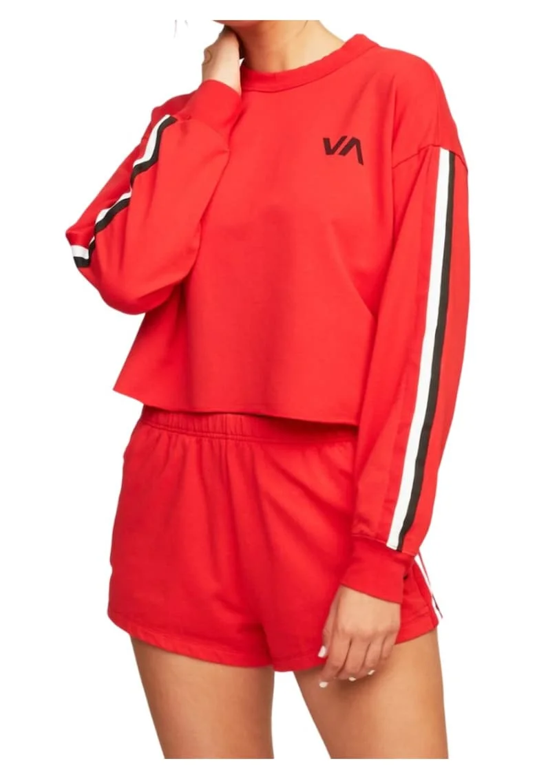 Bluza sport cu croiala crop Ringside,