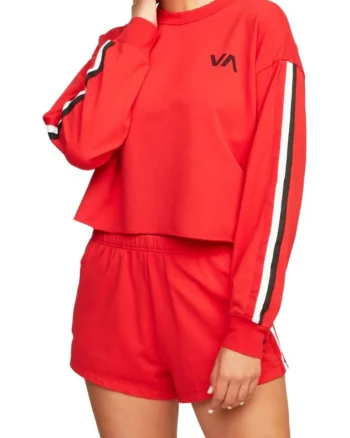 Bluza sport cu croiala crop Ringside,