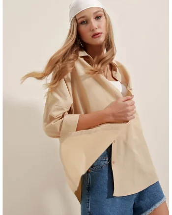 Camasa lejera cu model uni