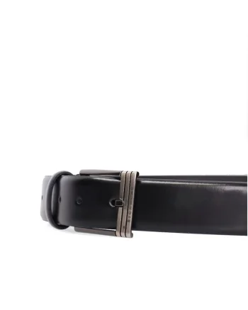 Curea din piele Corvus Plus, Negru