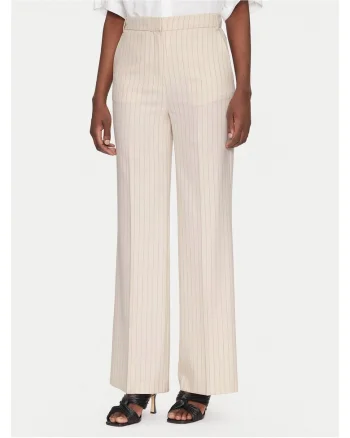 Pantaloni de stofa pentru dama  ecru,