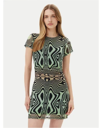 Rochie casual dama  colorata, fabricatie de calitate