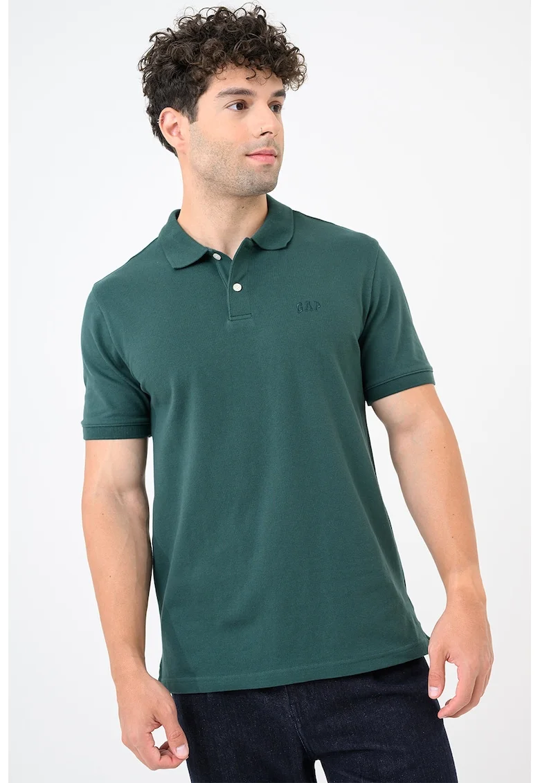 Tricou polo cu logo brodat