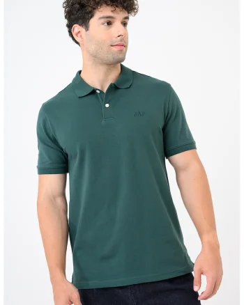 Tricou polo cu logo brodat