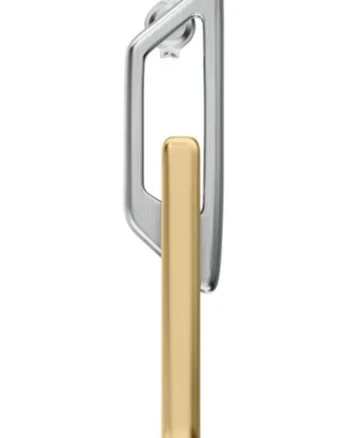 Cercel  D Logo DX1685931, Argintiu, Auriu