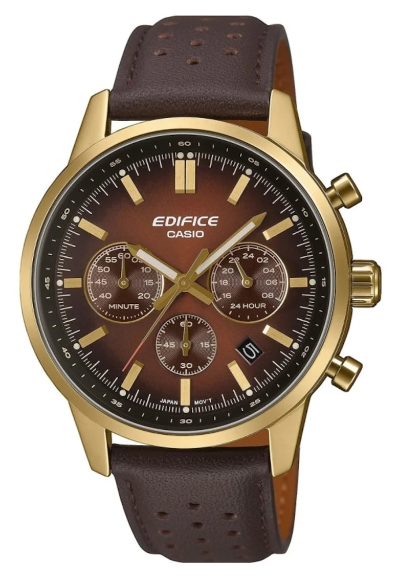 Ceas barbatesc  EFR-575CL-5AEF Quartz Maro