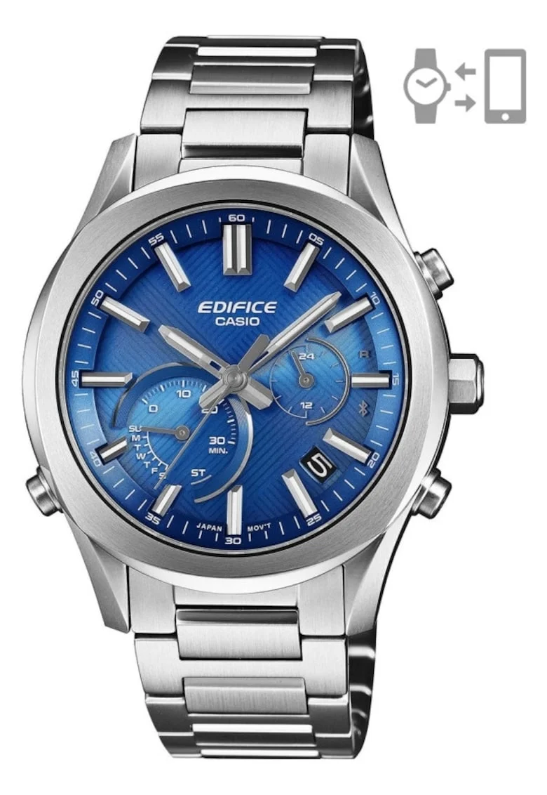 Ceas barbatesc  EQB-1300D-2AEF Quartz Argintiu