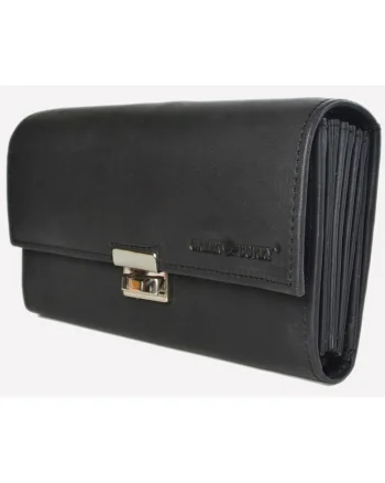 Portofel pentru ospatar unisex piele naturala negru 17.5 x 9.5 x 4.5 cm, Vintage Black,