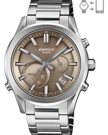 Ceas barbatesc  EQB-1300D-5AEF Quartz Argintiu