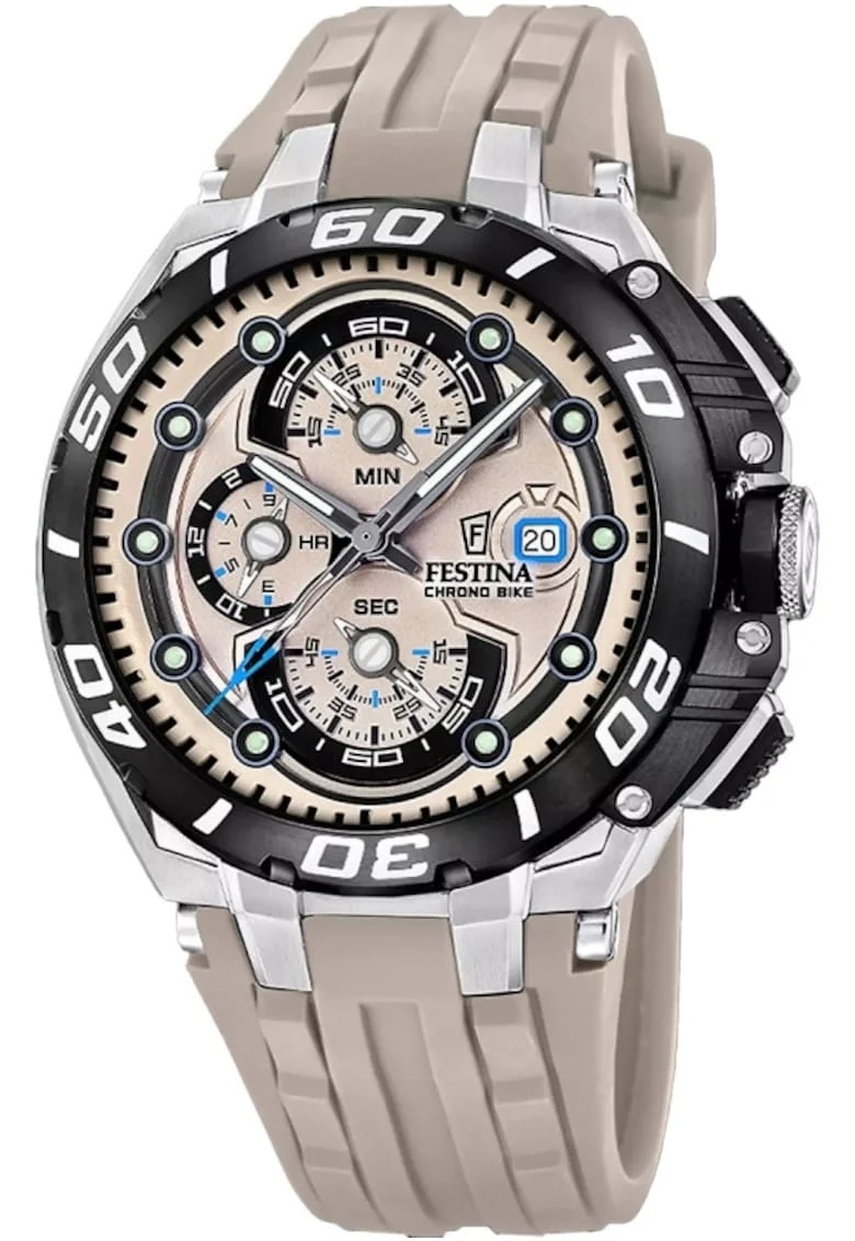 Ceas barbatesc  F20755/2 Quartz Bej