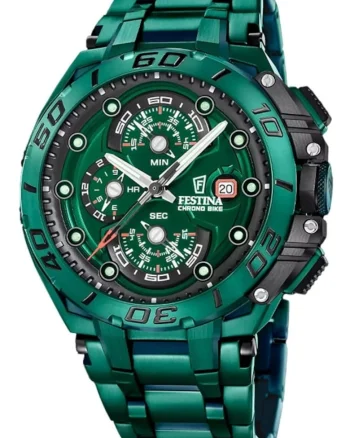 Ceas barbatesc  F20758/1 Quartz Verde