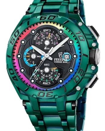 Ceas barbatesc  F20760/1 Quartz Verde