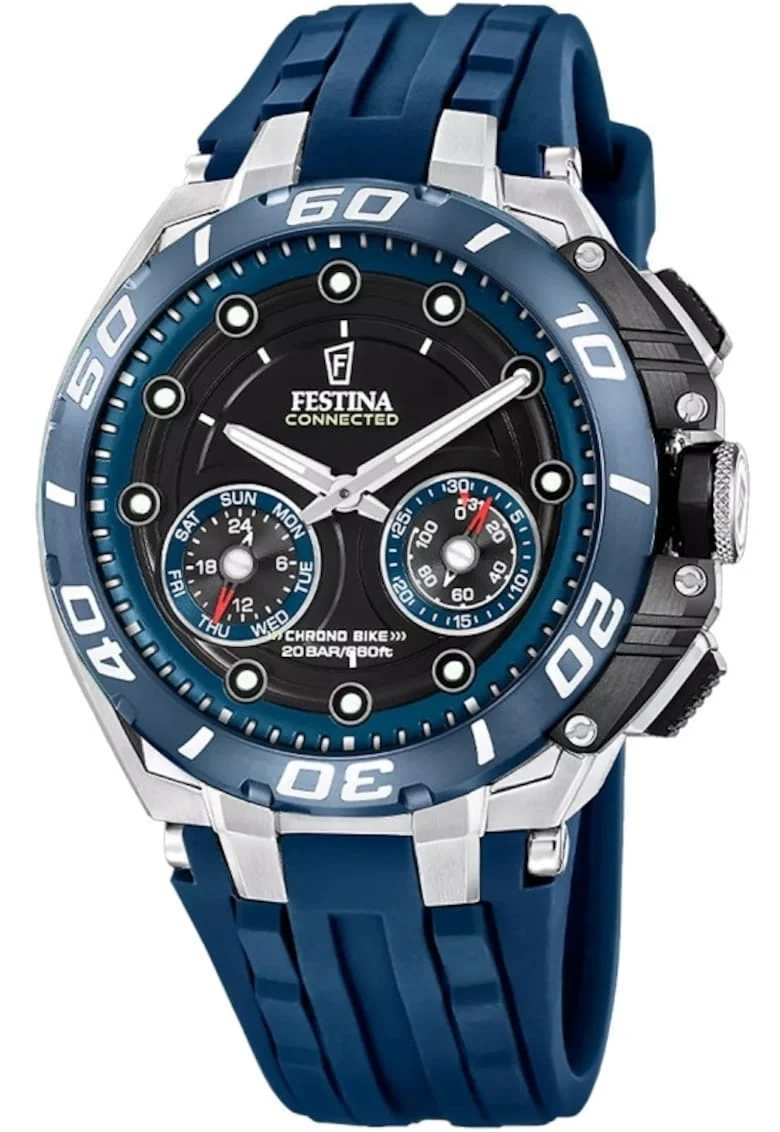 Ceas barbatesc  F20763/1 Quartz Albastru
