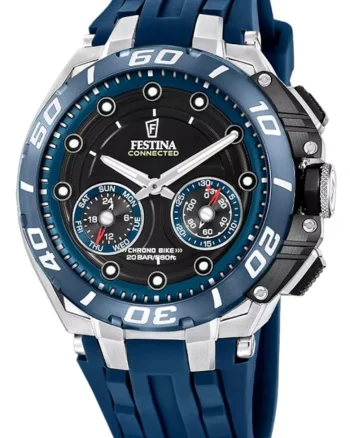 Ceas barbatesc  F20763/1 Quartz Albastru