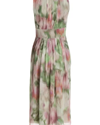 Rochie de cocktail,  colorat, poliester, fermoar