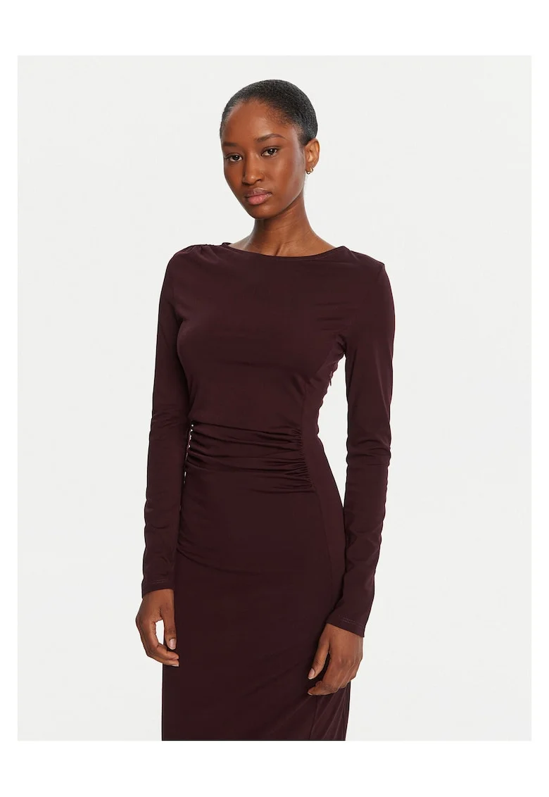 Rochie cocktail,  rosie, plastic, pentru femei