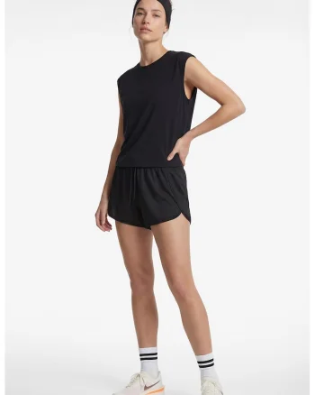 Pantaloni scurti lejeri din amestec de modal, Negru