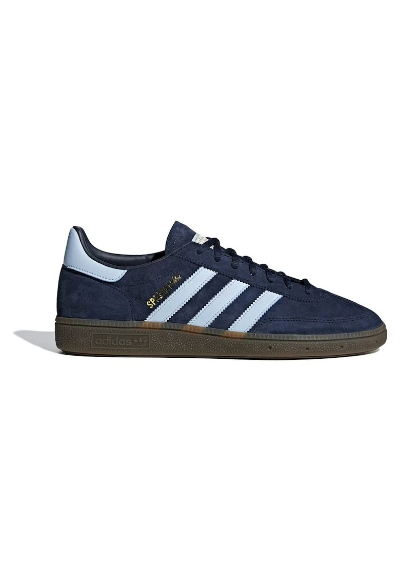 Pantofi sport barbati,  Handball Spezial, bleumarin, piele nubuc, talpa din cauciuc, Bleumarin