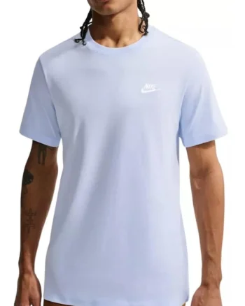 Tricou cu decolteu la baza gatului si detaliu logo brodat