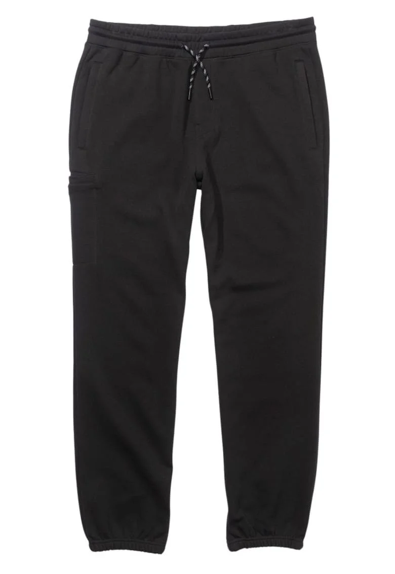 Pantaloni de trening cu imprimeu text pe un picior