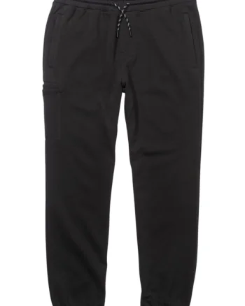 Pantaloni de trening cu imprimeu text pe un picior