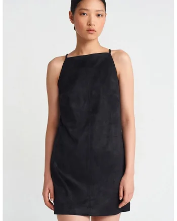 Rochie mini,  eleganta, neagra, 100% poliester
