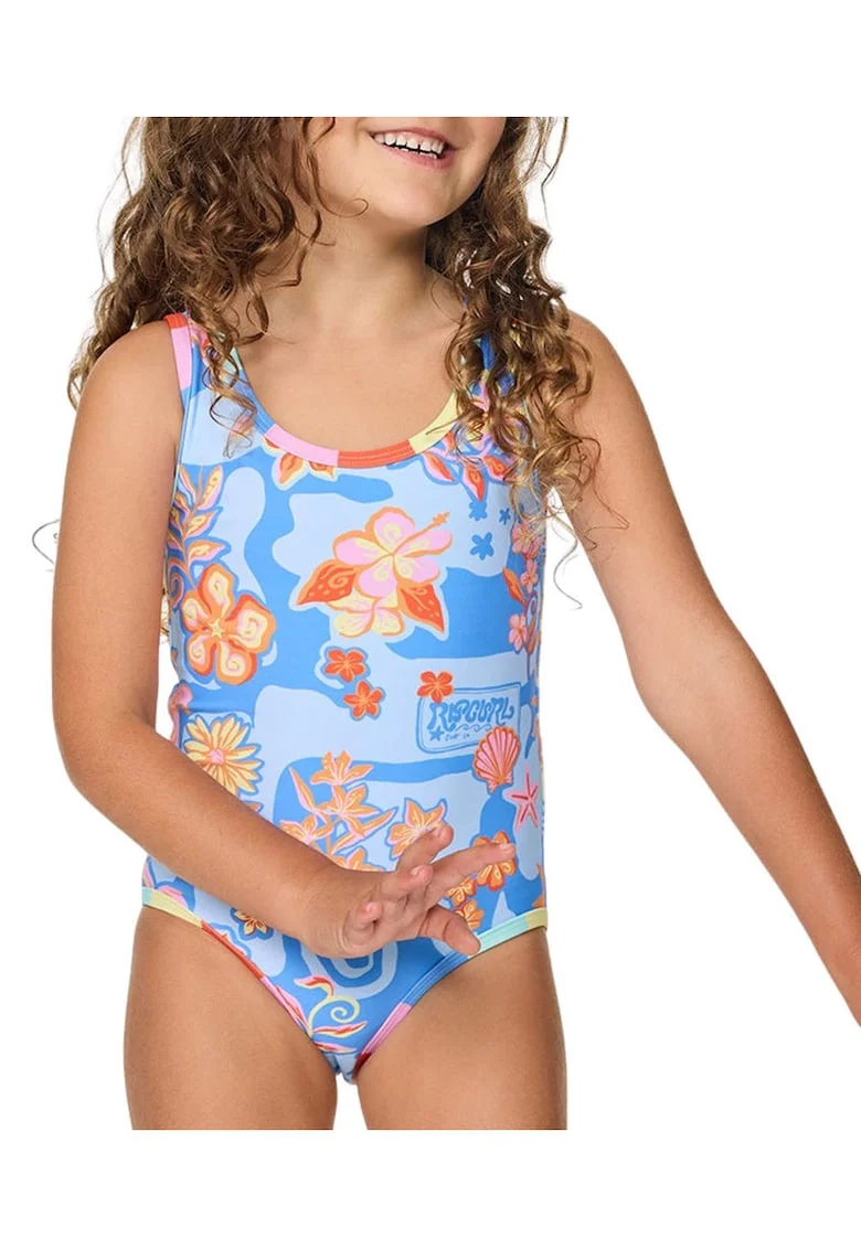 Costum de baie reversibil cu imprimeu