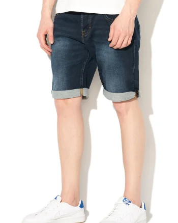 Bermude de denim Chicago, Albastru inchis