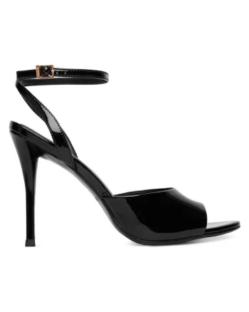 Sandale dama,  piele naturala, negru,