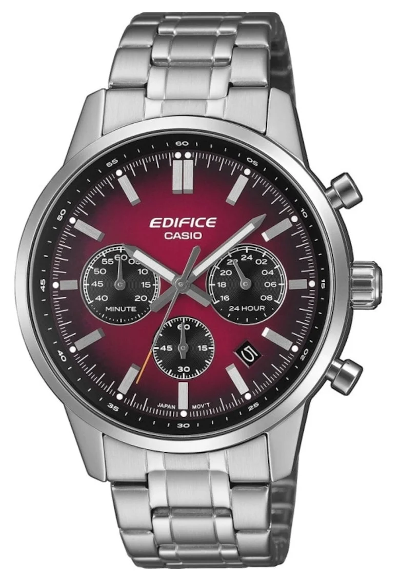 Ceas barbatesc  EFR-575D-4AEF Quartz Argintiu