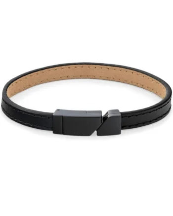 Bratara  piele 35100004, Negru