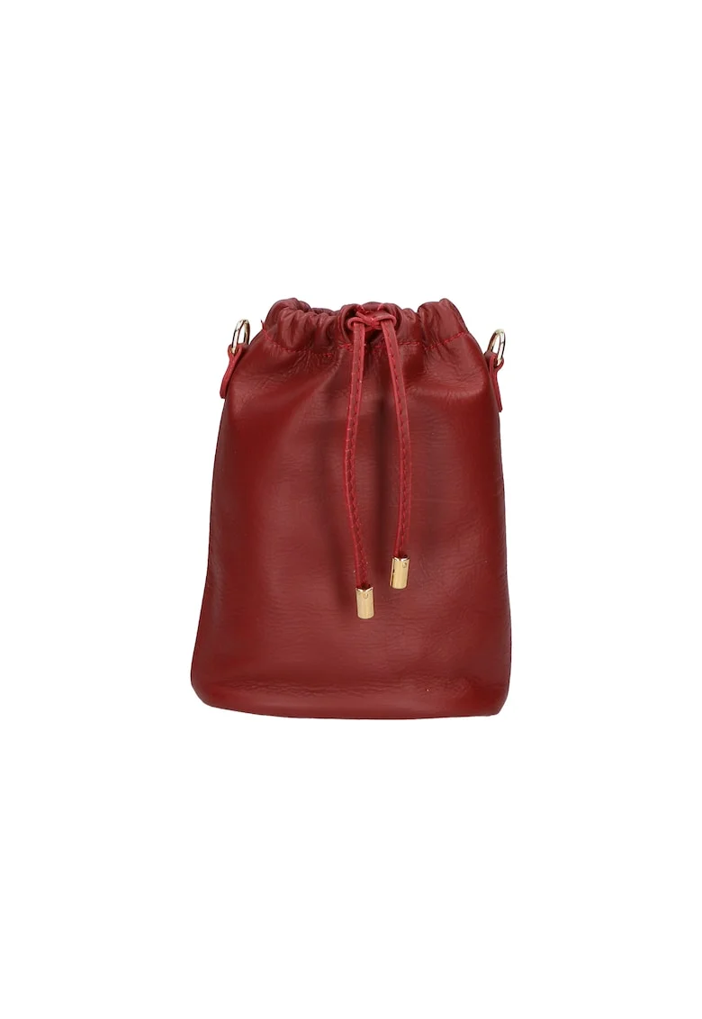 Geanta bucket de piele
