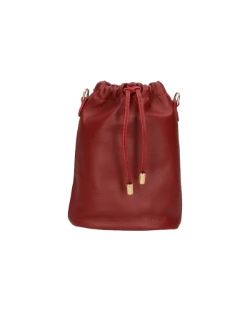Geanta bucket de piele