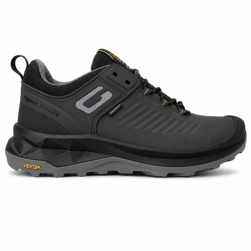 Pantofi Grisport Platinum Negru - Black/Dark Grey
