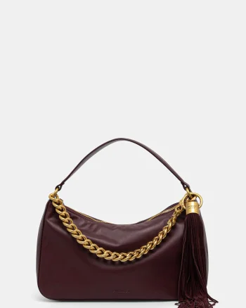 Twinset hobo bag pentru femei din piele
