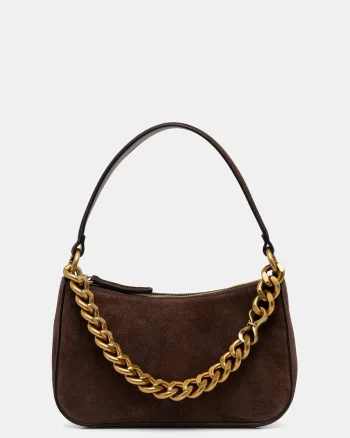 Twinset hobo bag pentru femei din piele întoarsă