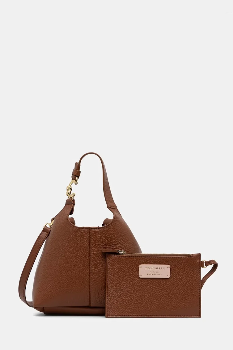 Coccinelle geantă crossbody pentru femei din piele