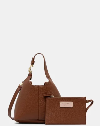 Coccinelle geantă crossbody pentru femei din piele