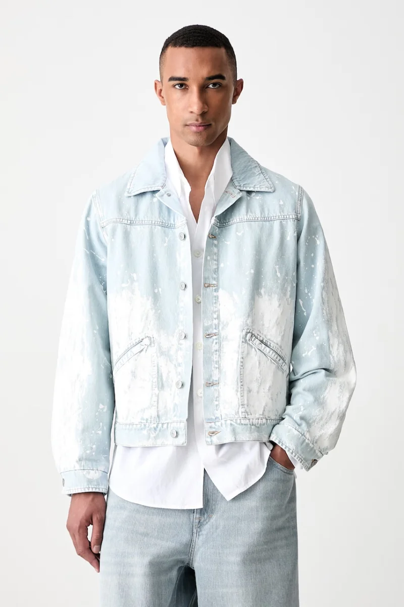 MM6 Maison Margiela geacă de blugi pentru bărbați din denim
