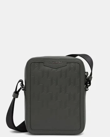 Karl Lagerfeld geantă mică pentru bărbați din piele K/LOOM