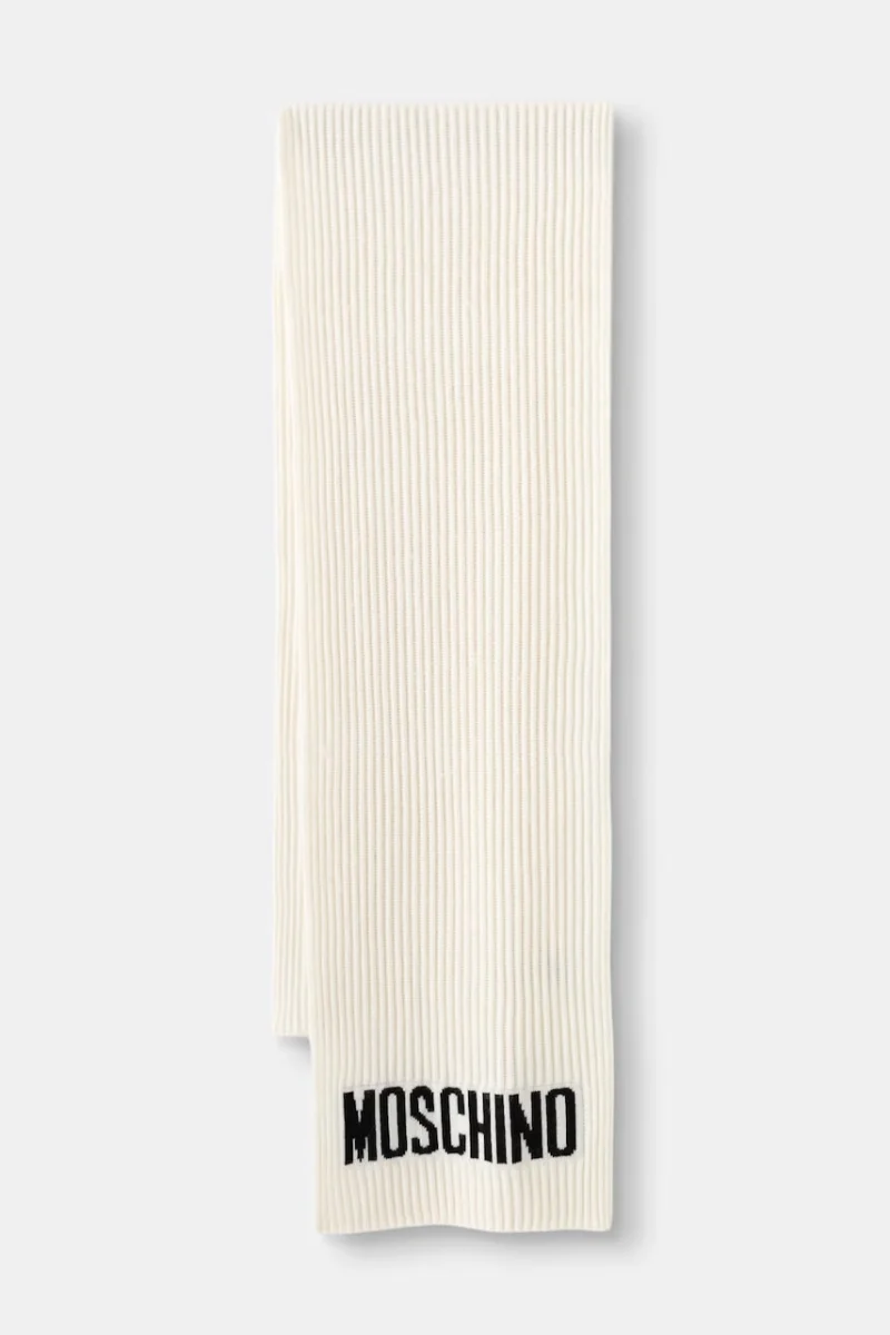 Moschino fular pentru bărbați cu lână