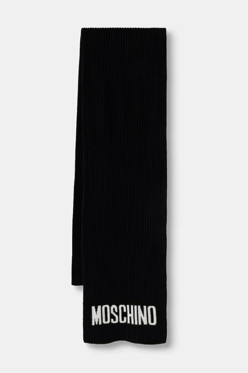 Moschino fular pentru bărbați cu lână